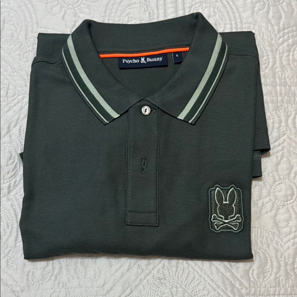 Psycho Bunny Men's Polo Shirt - Dark Green